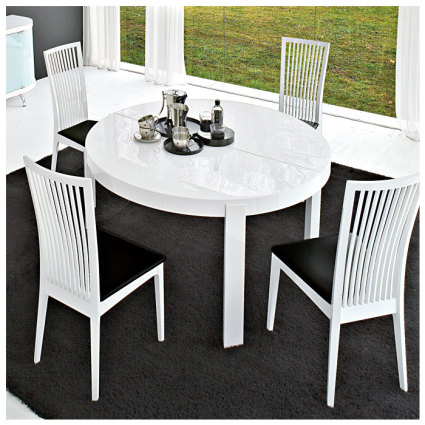 Unbranded Regina Round Extending Dining Table