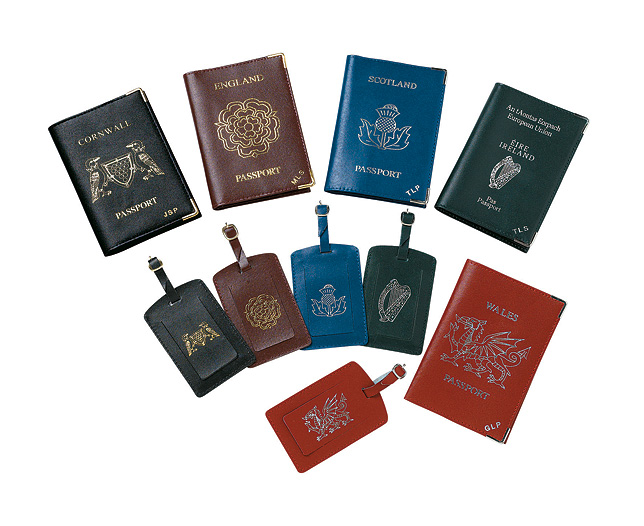 Unbranded Regions Passport Wallet and Tag, Cornwall, Personalised