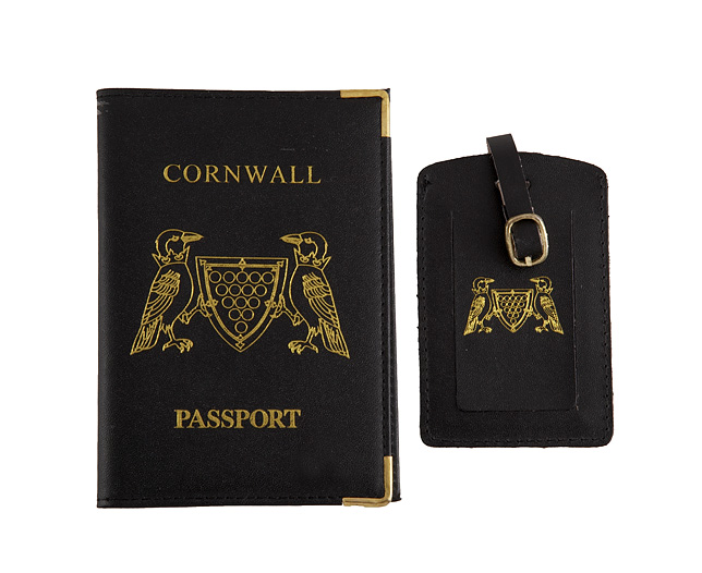 Unbranded Regions Passport Wallet and Tag, Cornwall