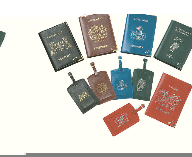 Unbranded Regions Passport Wallet and Tag, Scotland, Personalised