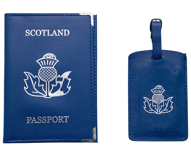 Unbranded Regions Passport Wallet and Tag, Scotland