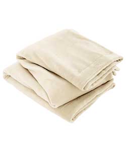Unbranded Relaxwell Luxury Heated Cream Throw