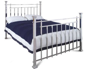 Relyon- Regency- 5FT- Kingsize Nickel-Plated Bedstead