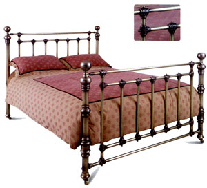 Relyon- Winchester Classic- 4FT 6&quot; Double- Hand Polished Bedstead