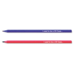 Remarkable Graphite Pencils - Pink  Blue  Green  Red  Orange  Yellow  Purple.Made from recycled CD