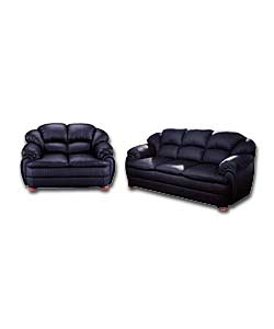 Leather Couch Settee Sofa 2 Two Seater 3 Three Seater