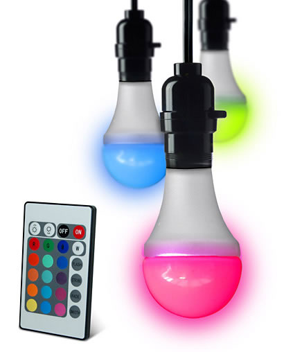 Unbranded Remote Control Colour Changing LED Bulb - Bayonet