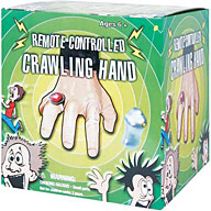 A larger than lifesize 23cm robotic hand which appears to have a life of its own  just like `Thing`