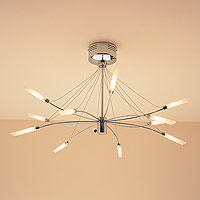 A contemporary ceiling light with a touch of elega