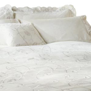 Renaissance Pillowcase- White- Boudoir