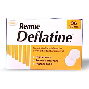 Rennie Deflatine Tablets - Size: 36