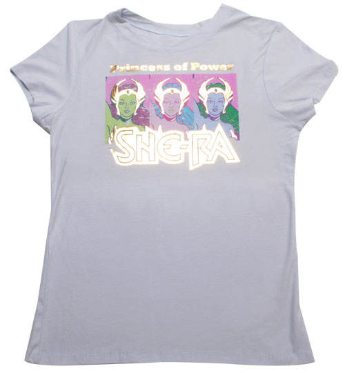 Another great addition to our She-Ra range, this stunning ladies tee features a Warhol-esque distres