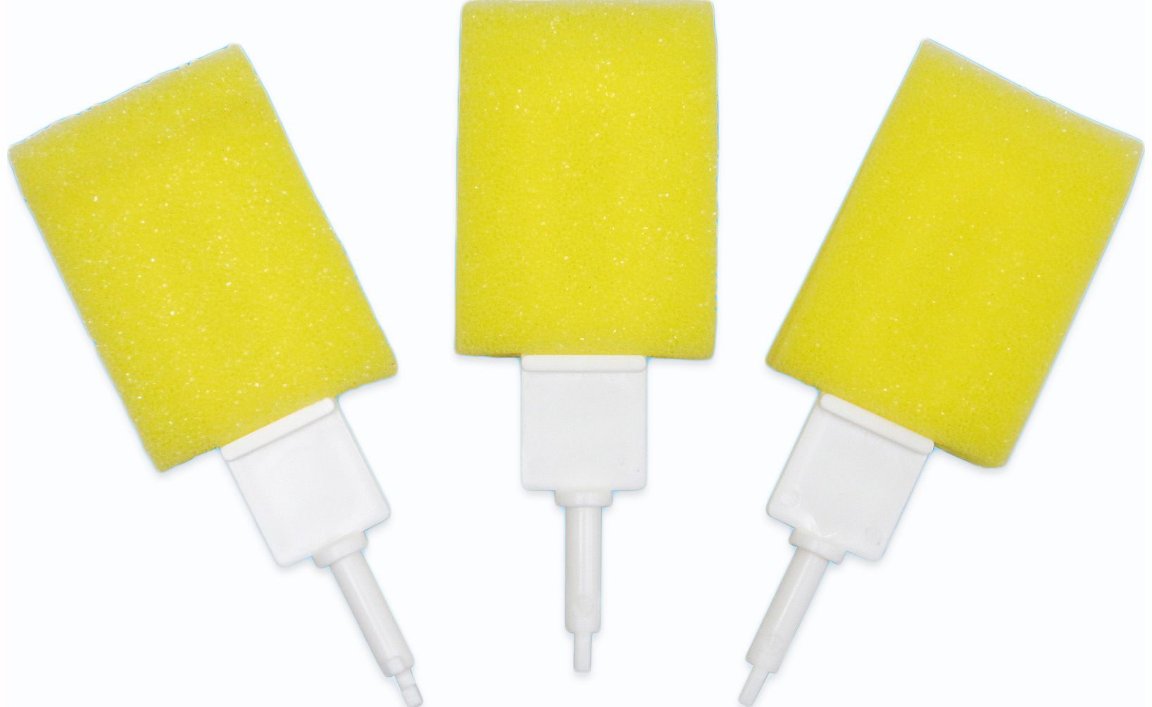 Three replacement foam tips for Foot Brush. Attach easily on the end of the brush. Suitable to use wet or dry. Great for cleaning in between toes.