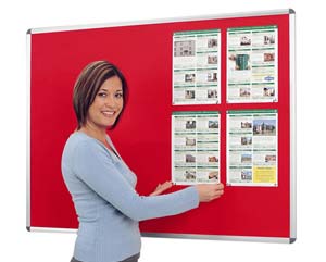 Unbranded Resist-A-Flame noticeboard