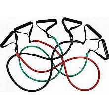 - High quality industry standard length latex tubing with intergral handles. - Latex offers the most