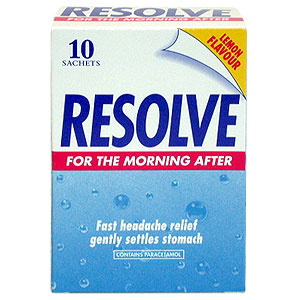 Resolve Sachet - Size: 10