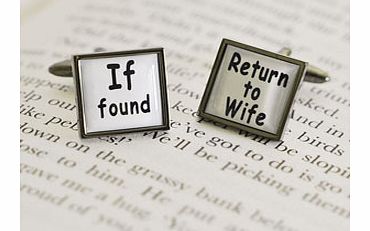 Unbranded Return to Wife Cufflinks By Harvey Makin