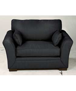 Unbranded Reuben Cuddle Chair - Charcoal
