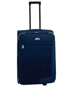 600D polyester.Lockdown trolley.Protective corner buffers.Address label.Front pocket.Padlock.Fully l