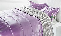 Reversible Satin Throwover & Pillowsham