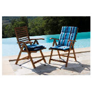 Unbranded Reversible Seat Pad, 2 pack Navy