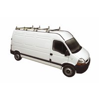 Heavy-duty, 4-bar System ideal for awkward and heavy loads. Corrosion-Resistant, Zinc-Plated Roof