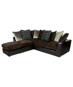 Unbranded Rhodes Left Hand Corner Group - Chocolate