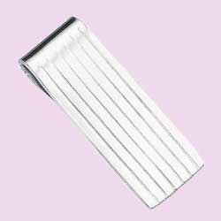 Ribbed Money Clip