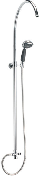 Unbranded Rigid Riser Brass Rail Complete with Hose