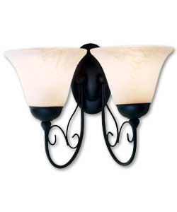Rina Double Wall Light - Black
