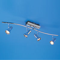 Ring Tarvo 4 Light Folding Bar Halogen Spotlight Chrome