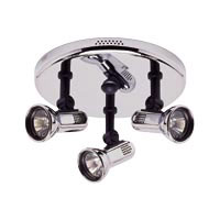 Ring Tarvo Chrome finish triple plate spotlight