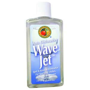 Earth Friendly rinse aid is based on GM-free plant ingredients. Our eco-friendly wavejet dishwasher 