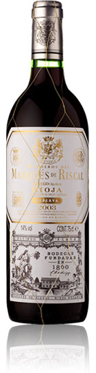 Unbranded Rioja Reserva 2003 Marquandeacute;s de Riscal (75cl)