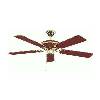 52" Riviera Fan with a solid wood mahogany motor h