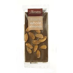 Our exclusive milk chocolate topped with the finest roasted almonds.