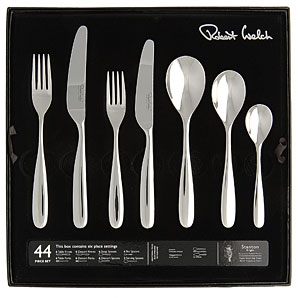 Designed by Robert Welch RDI MBE, a range of stainless steel featuring beautifully curved lines and 