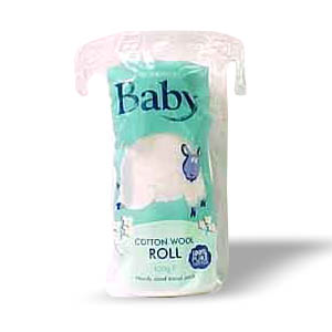 Nursery cotton wool roll is made from 100% pure co