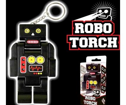 Robo Torch - Childrens Robot Torch with Bright LED EyesThis cute little childrens torch is in the shape of a funky robot.The Robot Torch has very bright LEDs for eyes and moving arms, legs and neck. Children will not only have fun playing with the ro