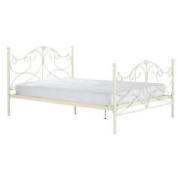 Unbranded Rochelle Double Bedstead, Cream