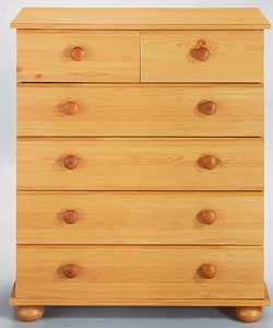 Rochester 4 plus 2 Drawer Chest - Pine