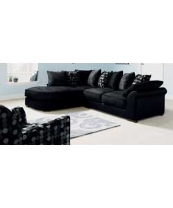 Unbranded Rochester Left Hand Corner Group - Black