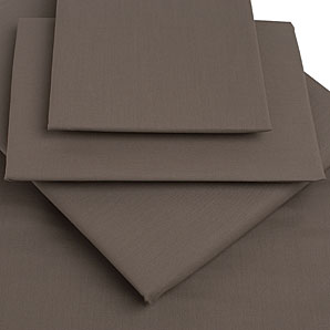 Rock Cotton Fitted Sheet- Taupe- Double