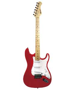 Unbranded Rockburn ST Electric Guitar Chilli Red