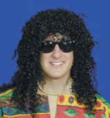 Rocker wig, black