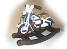 Unbranded Rocking Motorbike: - Blue/White