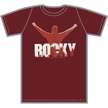 Rocky - Maroon Logo T-Shirt
