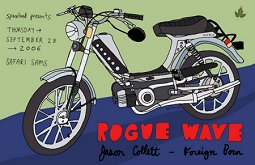 Unbranded ROGUE WAVE - Limited Edition Concert Poster - by Cole Gerst of Option-g