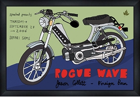 Unbranded ROGUE WAVE Custom Framed Cole Gerst Print