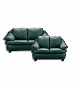 Comprises large sofa and regular sofa. Soft, deep